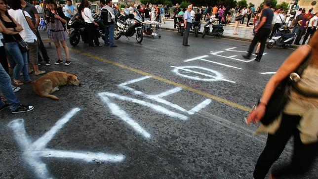 La economía griega se contrajo un 5,5 % en el primer trimestre