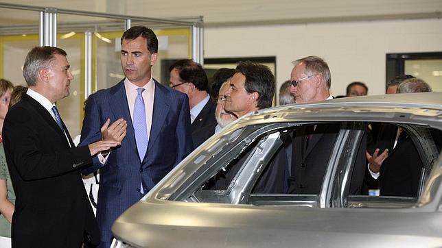 Don Felipe pone el Audi Q3 como ejemplo de «lo que España necesita»