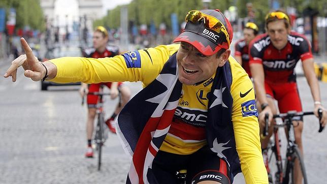 El emocionado Tour de Evans