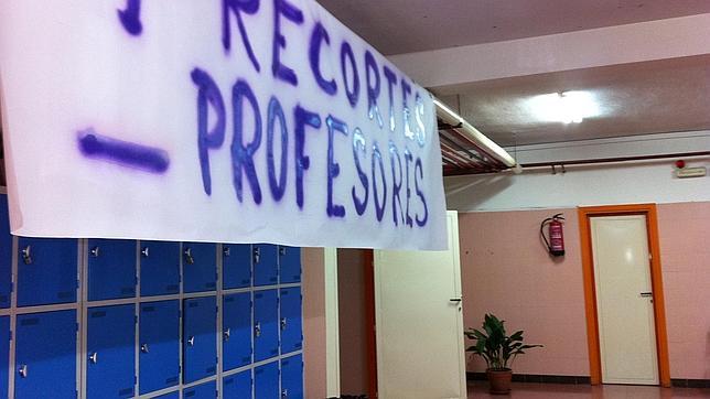 Aulas vacías en el sur de Madrid en la segunda jornada de huelga de docentes