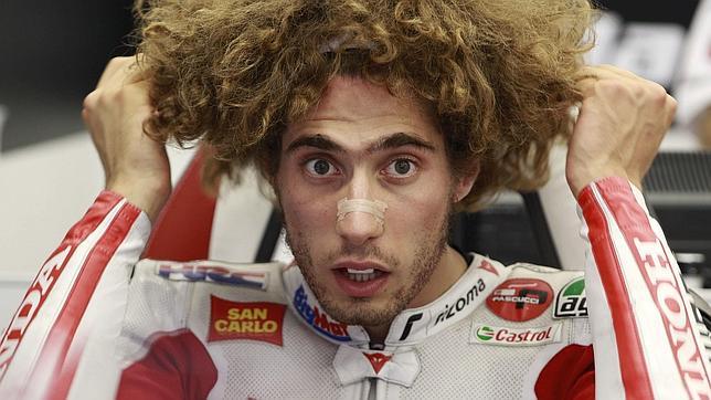 Marco Simoncelli: «No soy un piloto agresivo»
