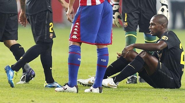 Abidal estará una semana de baja