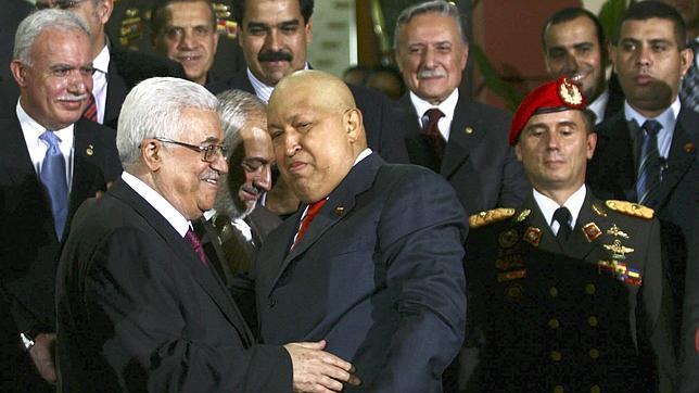 Hugo Chávez expresa a Abbás su apoyo a un Estado palestino