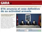 El comunicado de ETA: «¿Por qué ahora?»