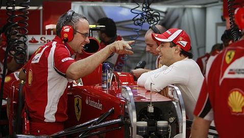 Massa, el más rápido en la segunda sesión por delante de Vettel y Alonso