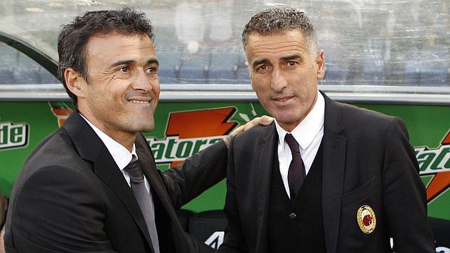 Luis Enrique y Tassotti hacen las paces