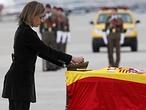 Dolor y solemnidad en el homenaje al sargento Moya en Torrejón de Ardoz
