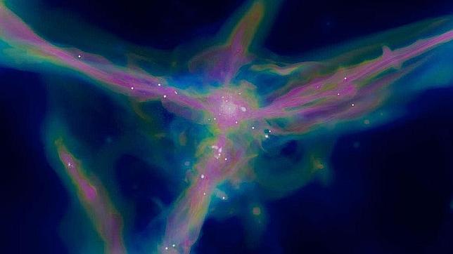 Descubren restos de la materia prima original del Universo