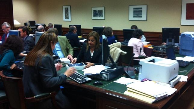 Diputados principiantes con el iPad