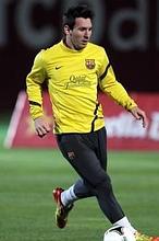 Messi llega a Barcelona y se entrena en solitario