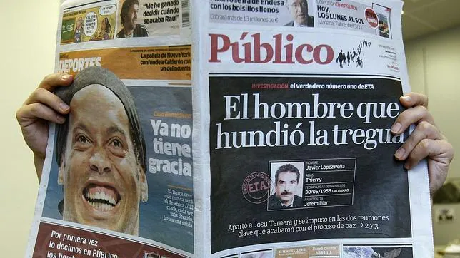 El diario «Público» presenta concurso de acreedores