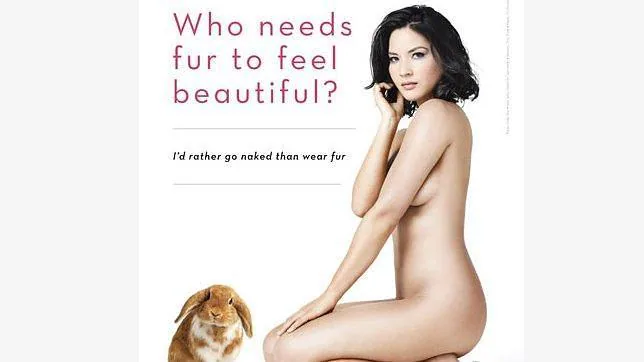 Olivia Munn se desnuda para PETA