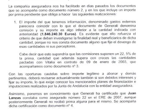 Andalucía pagó más de 150 millones en «comisiones ilegales» de los ERE