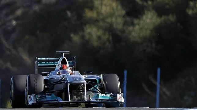 Tiempazo de Schumacher... con el coche de 2011
