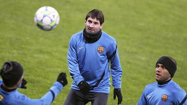 Messi se enchufa en la Champions