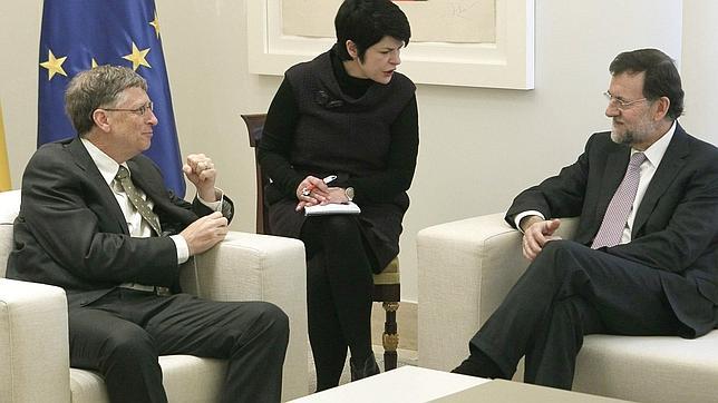 Rajoy garantiza a Gates su compromiso con los países pobres, aunque «revisará sus prioridades»