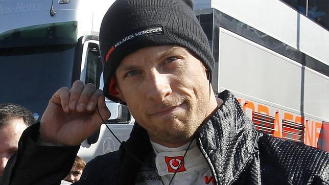 Button, el más rápido de la mañana en Montmeló