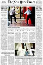La violencia estudiantil de Barcelona llega a la portada de «The New York Times»