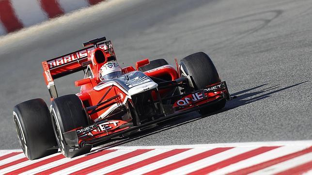 Marussia ya entrena con su nuevo coche