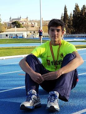 Lucas Búa, campeón de España de los 400 metros lisos en categoría junior
