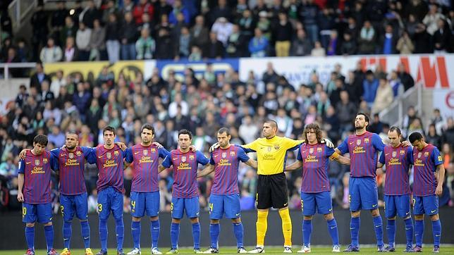 El Barça, por Abidal y por la Liga