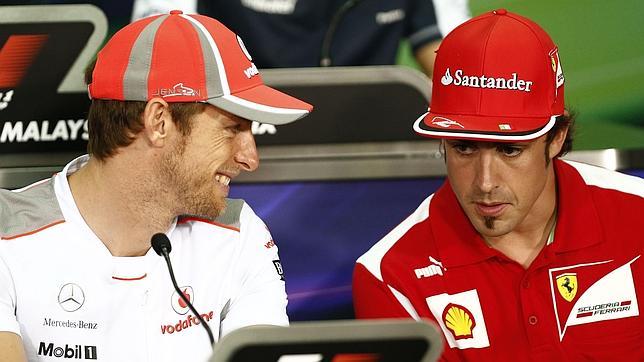 Button: «No me preocupa Alonso, mis rivales son Hamilton, Vettel y Webber»