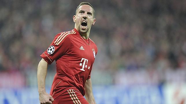 Ribery se exhibe con el Bayern