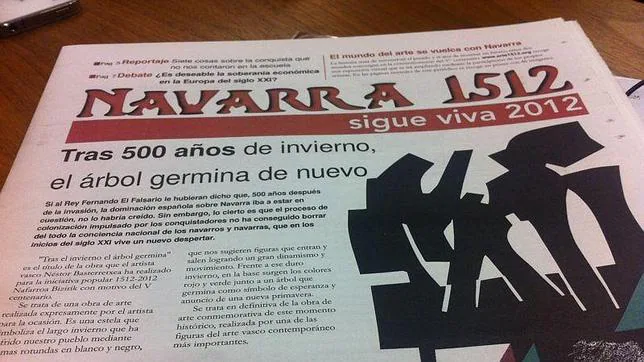 El diario sobre la «conquista de Navarra» que divulga la izquierda abertzale