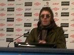 La fiesta de Liam Gallagher tras la victoria del Manchester City sobre el United