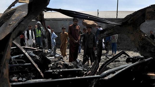 Los talibanes despiden a Obama con un atentado suicida en Kabul