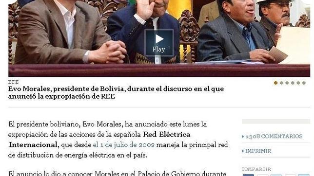 Los usuarios de ABC.es se vuelcan con la expropiación de REE