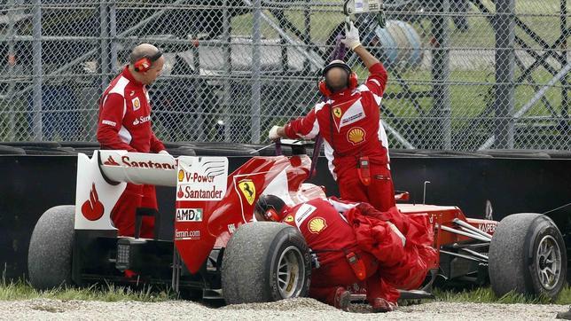 Accidente de Fernando Alonso en Mugello