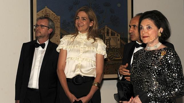 La Infanta Cristina visita la exposición de Joan Miró en Washington
