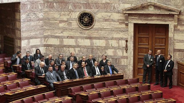 Parlamento visto y no visto en Grecia