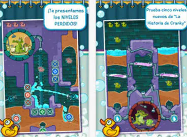 Juega a los niveles perdidos de Where's My Water? de su última versión