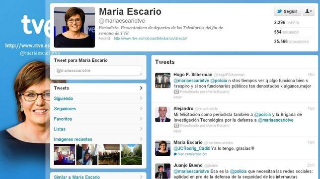 María Escario denuncia las amenazas de un acosador en Twitter
