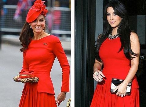 Catalina de Cambridge enseña a Kim Kardashian cómo se lleva un Alexander McQueen