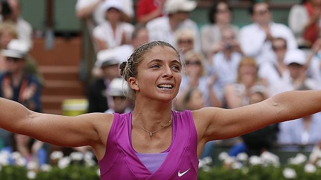 Sara Errani alcanza la primera final de Grand Slam de su carrera
