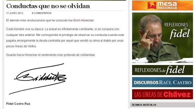 Los «pseudo-tuits» de Fidel Castro