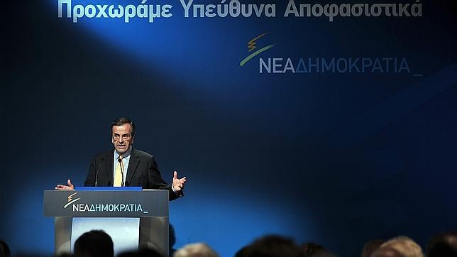 El centro-derecha griego se presenta como la única opción para no salir del Euro