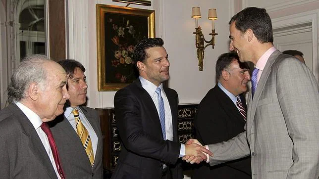 Ricky Martin almuerza con los Príncipes de Asturias en Nueva York