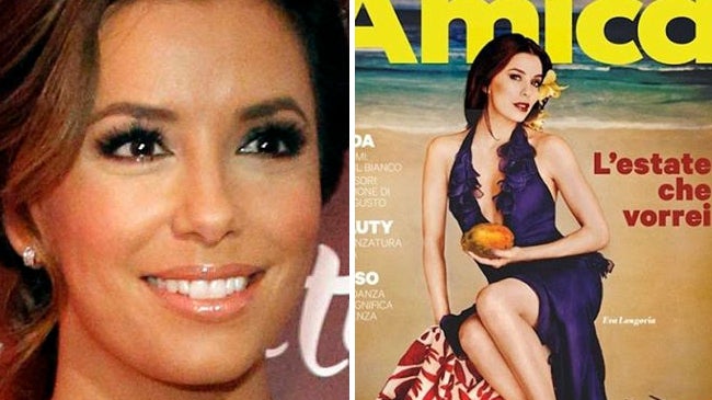 Eva Longoria, irreconocible por culpa del Photoshop