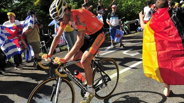 Samuel Sánchez abandona el Tour