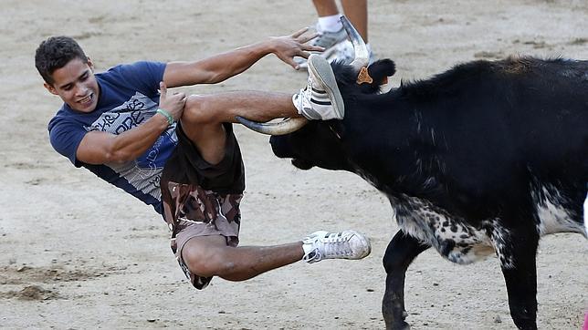 El hijo de Ortega Cano, herido en los encierros de San Sebastián de los Reyes