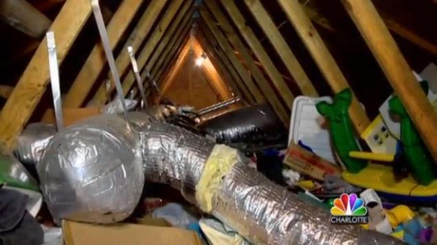 Una mujer encuentra a su exnovio viviendo en el conducto de calefacción de su casa