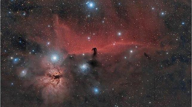 Un cúmulo de estrellas recién nacidas, visto desde Canarias