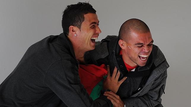 La cara más feliz de Cristiano Ronaldo