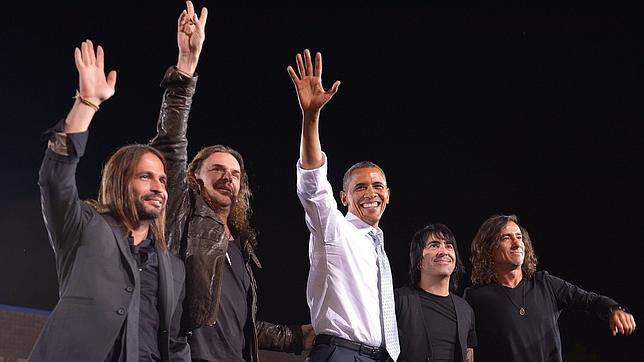 Elecciones EE.UU. 2012: Obama recurre a Maná para ganar el voto latino de cara al primer debate con Romney
