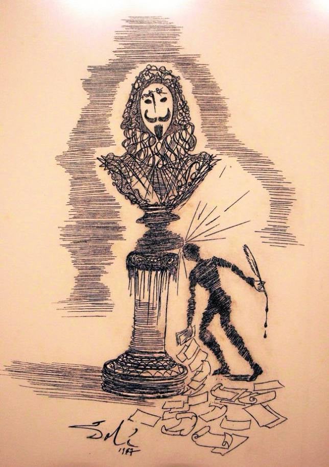 La visión gráfica de Dalí sobre Calderón de la Barca