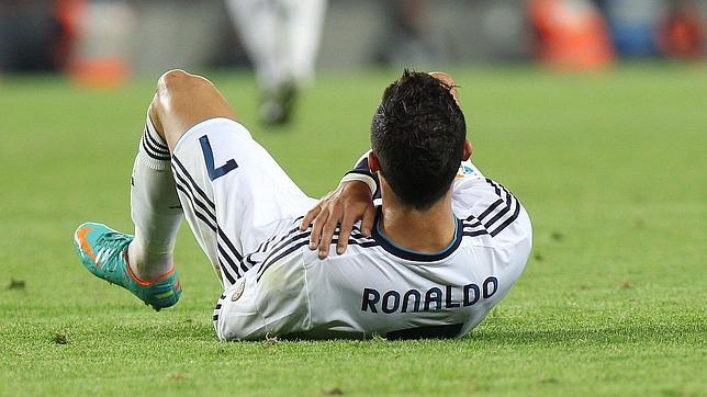 Cristiano sufre un esguince de hombro